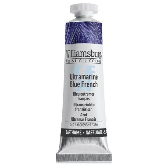 Williamsburg Handmade Safflower Oil Color - Ultramarine Blue French, 37 ml tube {2}