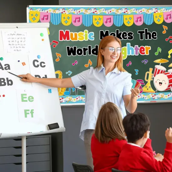 Music Themed Bulletin Board Decorations Set {5}