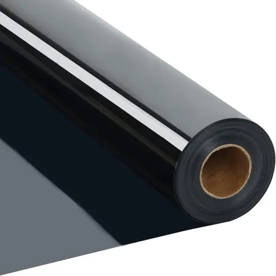 Black Iron on Vinyl 12Inch by 20ft Roll HTV Heat Transfer Vinyl for T-Shirt {1}