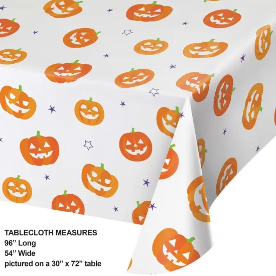 12 pc Bulk Halloween Paper Tablecover {2}