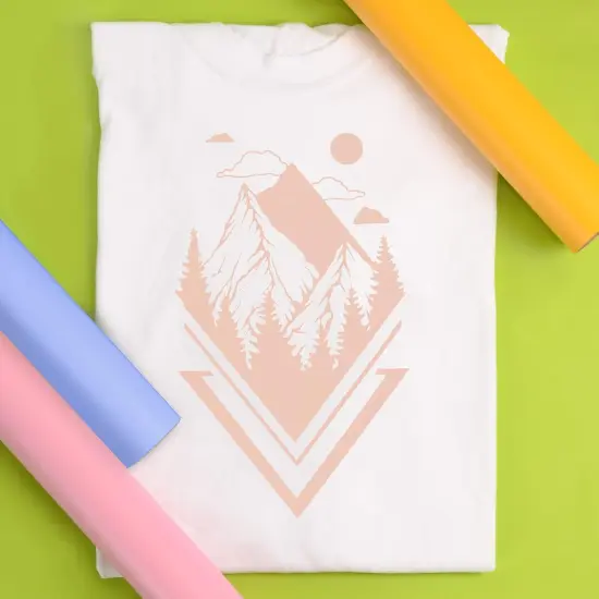 Heat Transfer Vinyl 11.8" x 3ft Roll (Pale Peach) {4}