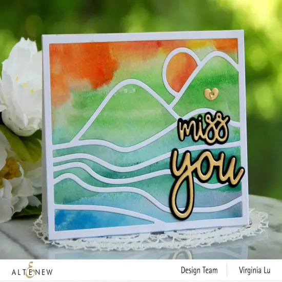 Abstract Landscape Cover Die {6}