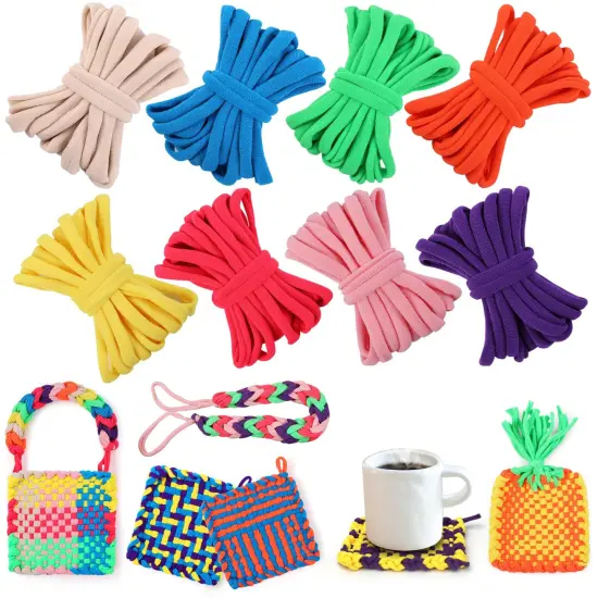 IQKidz 224 PCS Loom Loops Refill for Potholder Weaving Loom Kit Toys, Elastic DIY Arts and Crafts Loops Supplies for Kids Beginners, Perfect Birthday Gifts for 5 6 7 8-12 13 Year Old Girls {1}