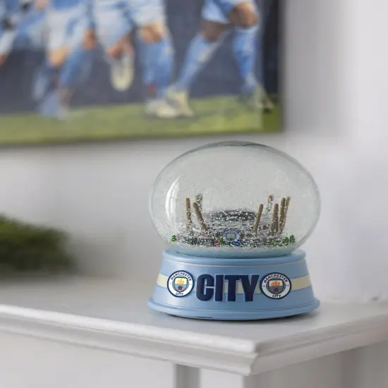 Tree Buddees x Manchester City F.C. Official Etihad Stadium Snowglobe Limited Edition Snow Globe Collectable {2}