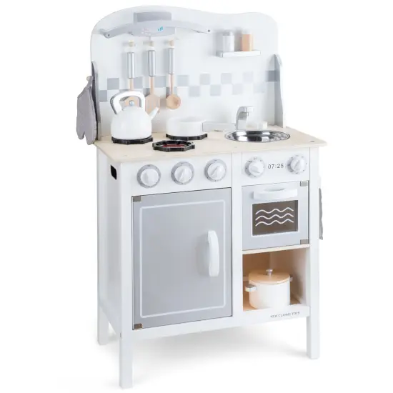 New Classic Toys Kitchenette Bon Appetit DeLuxe, White/Silver {2}