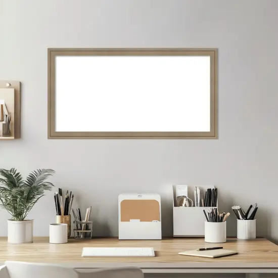 Florence Framed Dry Erase Magnetic Board Light Brown {6}