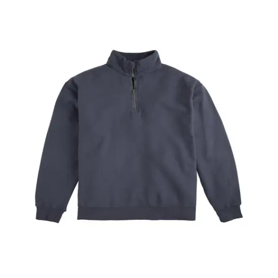 ComfortWash by Hanes&reg; Quarter Zip Sweatshirt ANCHOR SLATE {1}