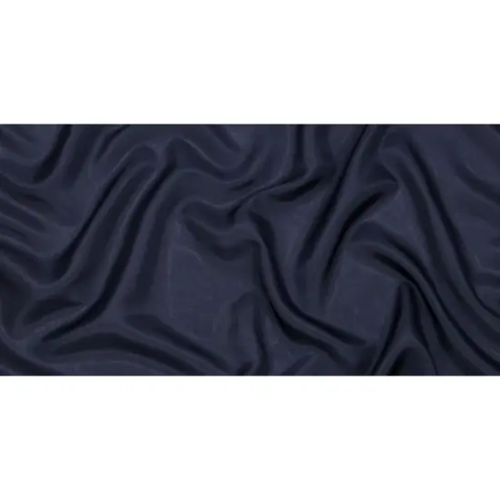 1 Yard Habotai Silk in Navy Premium Lightweight China Silk 44 Inches Width {3}