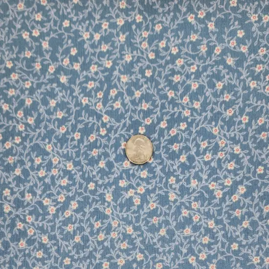 1 Yard Spring Blue Rayon Crinkle Fabric, 50/52&rdquo; Wide, Lightweight Apparel Textile {3}