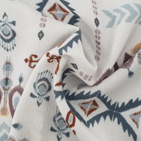 1 Yard Pink Sage Rayon Crinkle Fabric &ndash; 50/52&rdquo; Wide Lightweight Drapey Material {1}