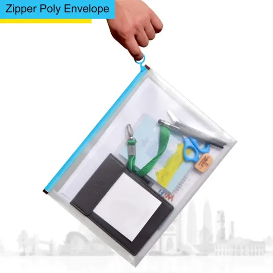 9x12 Clear Zip Plastic Envelopes {4}