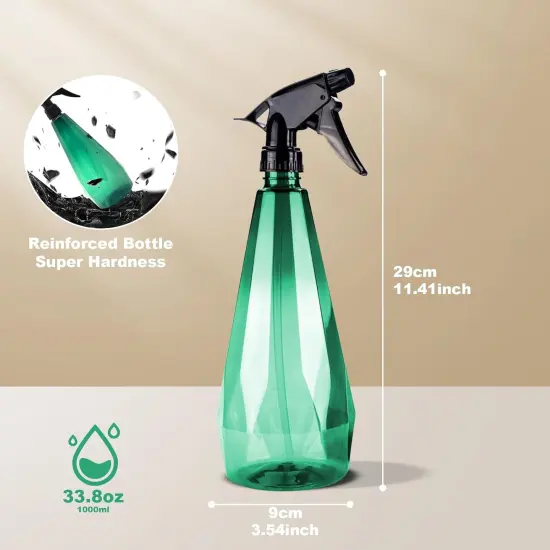 2 Pack Amber Spray Bottle - 32oz (Green) {5}