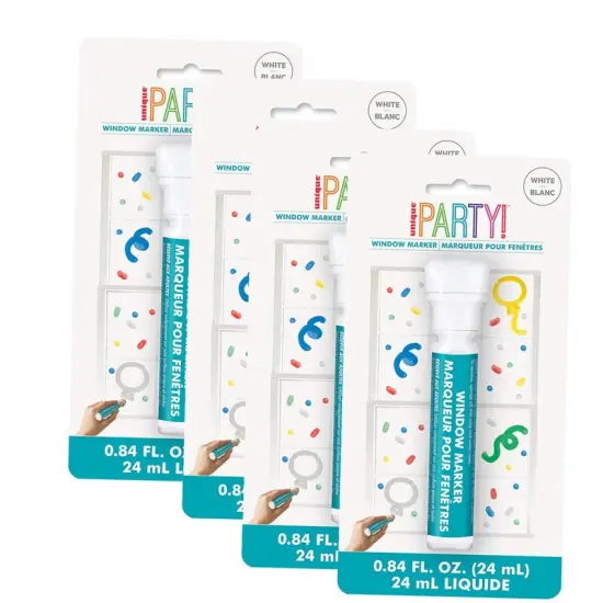 Unique&reg; White Window Marker 0.84 Oz {6}