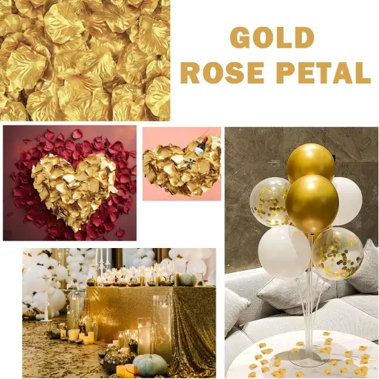 300PCS Fake Rose Petals for Romantic Night Romantic Festive Atmosphere Creation for Marriage Proposal Wedding {2}