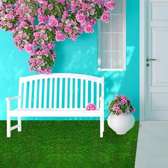 Artificial Outdoor Pet Lawn with Drainage Holes {6}