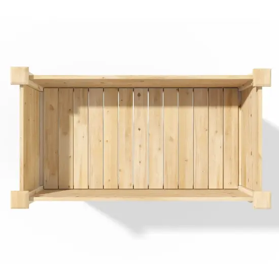 24x48x31 Cedar Raised Garden Bed for Easy Planting and Gardening {3}