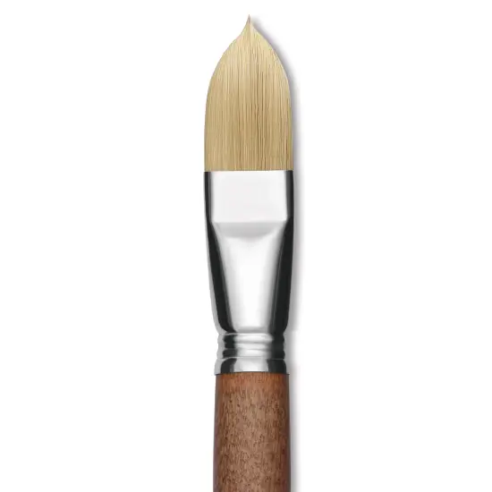Escoda Futura Synthetic Bristle Brush - Series 5414, Filbert, Size 24, Long Handle {1}