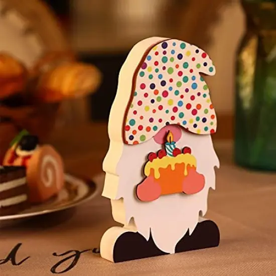 24 Pcs Interchangeable Wooden Gnome {3}