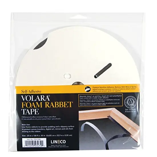 Volara Foam Rabbet Tape - Self-adhesive .25 inch x 108 feet {1}