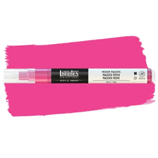 Liquitex Professional Paint Marker Fine (2mm) - Medium Magenta Blue {1}