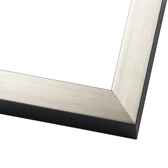 Panoramic Minimalist Shadow Box Silver Picture Frame - UV Acrylic, Backing, Hanging Hardware {4}