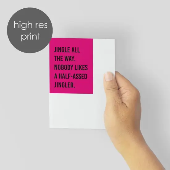 Snarky Christmas Cards - 24-Pack Funny Holiday Greeting Cards with 6 Sarcastic and Bold Messages, Perfect for Friends & Family Who Enjoy Edgy Humor, Blank Inside for Personalized Wishes - Playful and Unique Festive Stationery Set {3}