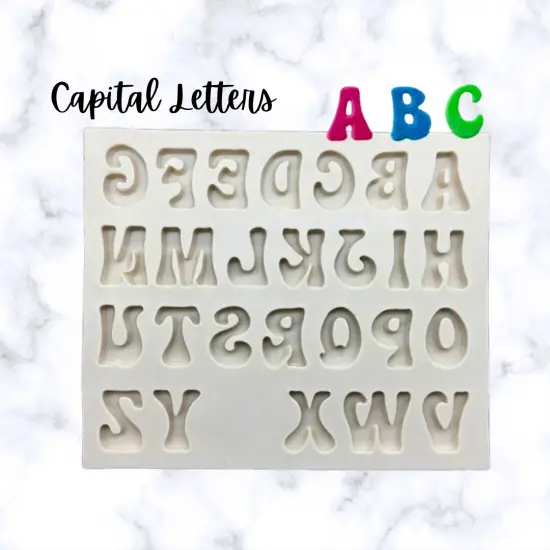 Letters and Numbers Silicone Mold {2}