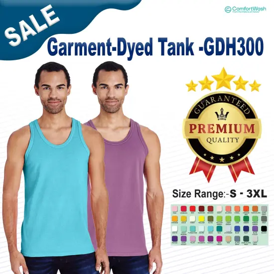 ComfortWash by Hanes&reg; Garment-Dyed Tank - GDH300 {2}