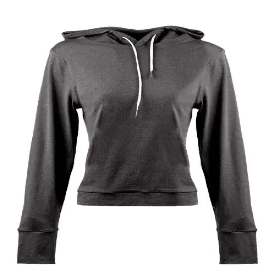 Burnside&reg; Women's Dawn to Dusk Hooded Pullover Heather Charcoal {1}