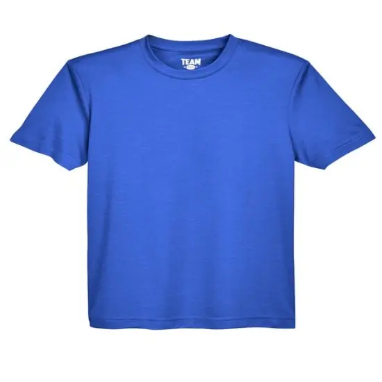 Team 365&reg; Youth Sonic Heather Performance T-Shirt SP ROYAL HEATHER {1}