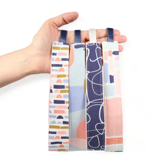 Crosscut Sewing Co.&reg; Headband Sewing Project Kit for Beginners Abstract blue {4}