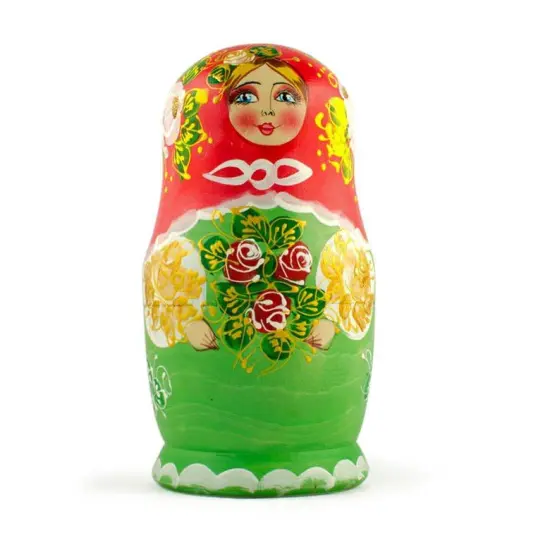 Set of 5 Olga Nesting Dolls 6.5 Inches {4}