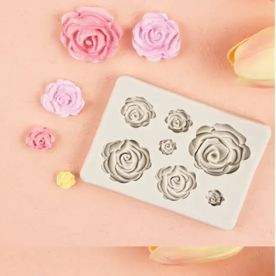 Rose Variety silicone mold {5}