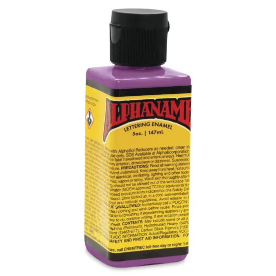 Alpha6 Alphanamel Lettering Enamel - Violet, 147 ml, Bottle {1}