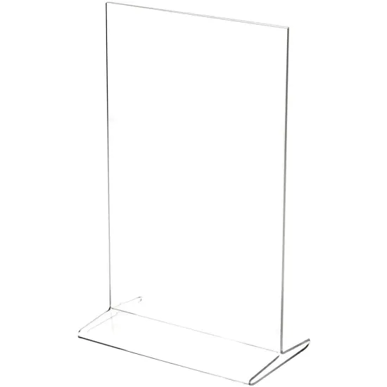 Plymor Clear Acrylic Sign Display / Literature Holder (Bottom-Load), 7" W x 11" H {1}