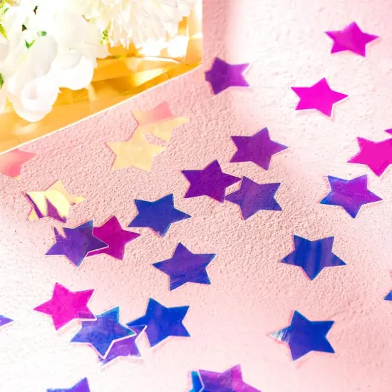 Iridescent - 200PCS Star Confetti Holographic {4}