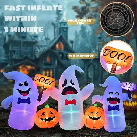 Pumpkin Built-in LED Lights for Halloween Party Yard Garden Lawn Decorations {1}