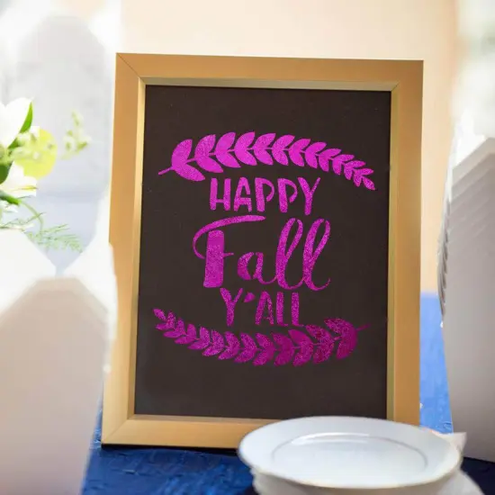 9-Piece Fall Stencils - Reusable Plastic Autumn Stencils for Farmhouse Decor, 7.9 Inches {5}