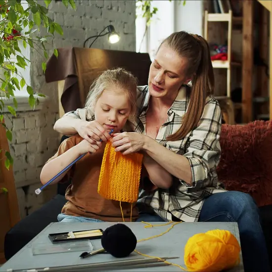 Crochet Hook Tunisian 8.0 mm (Size L), Aeelike Extra Long Afghan Hook Aluminum Colorful for Beginners and Crochet Hooks Lovers {2}