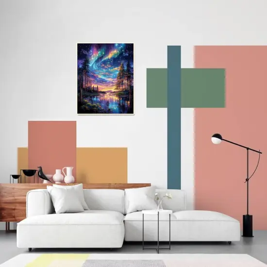 Starry Night Paint by Numbers Kit for Adults 16x20 Inch {4}