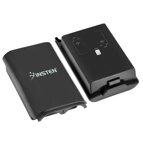 Insten Wireless Controller Battery Pack Shell for Microsoft Xbox 360, Black {1}
