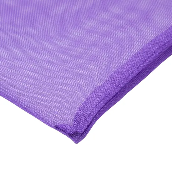 8-Piece Purple Mesh Makeup Bag Sets for Traveling, Overnight Trips, Weekender, Cosmetic Storage Holder, Pencil Organizer Pouch with Zipper, 2 Large, 2 Medium, and 4 Small Bags {5}