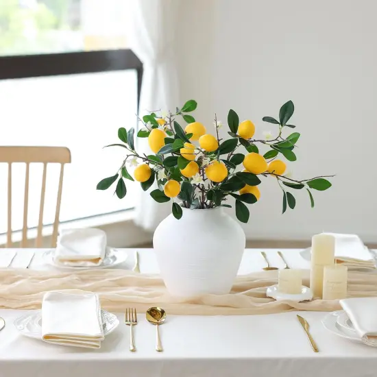 5pcs 24&ldquo; Artificial Lemons Branches {2}