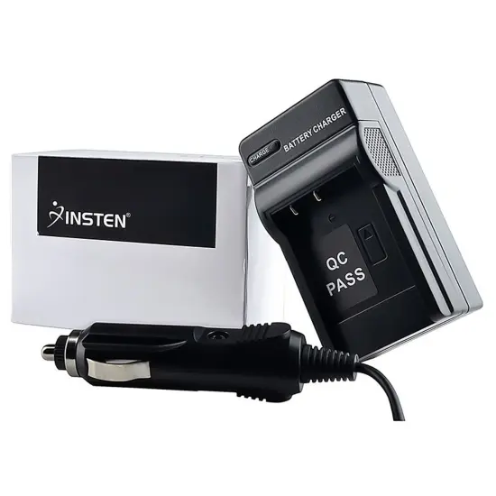 Insten Compact Battery Charger Set for Sony NP-BN1 Black {7}