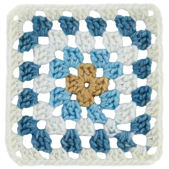 Red Heart All in One Granny Square Yarn 24 Pack-Aran - Soft Sky {4}