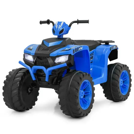 Red 24V Electric Ride-On ATV for Kids with Wireless Connection, 3-8 Years Old Blue {4}
