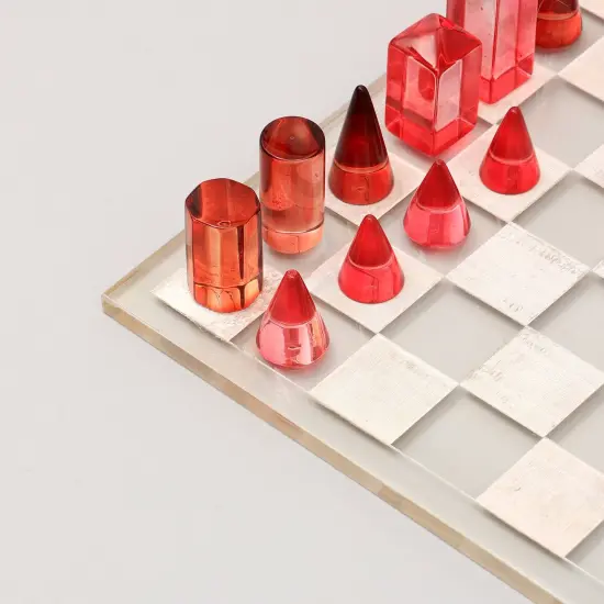 Acrylic Chess Game Set Multi {4}