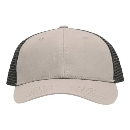 Sportsman&reg; Lo Pro Mesh Back Trucker Cap Breathable Classic Fit Chino Khaki/ Black {1}