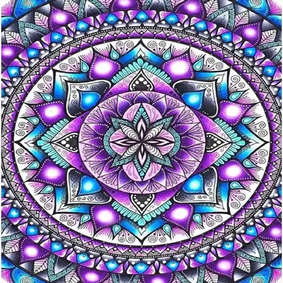 Mandala Diamond Painting Kits for Adults,5D Rhinestone Diamond Art Kits for Adults Kids Beginner {1}