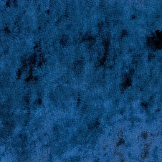 Crushed Velvet Upholstery & Drapery Fabric 55&Prime; Width Navy {1}